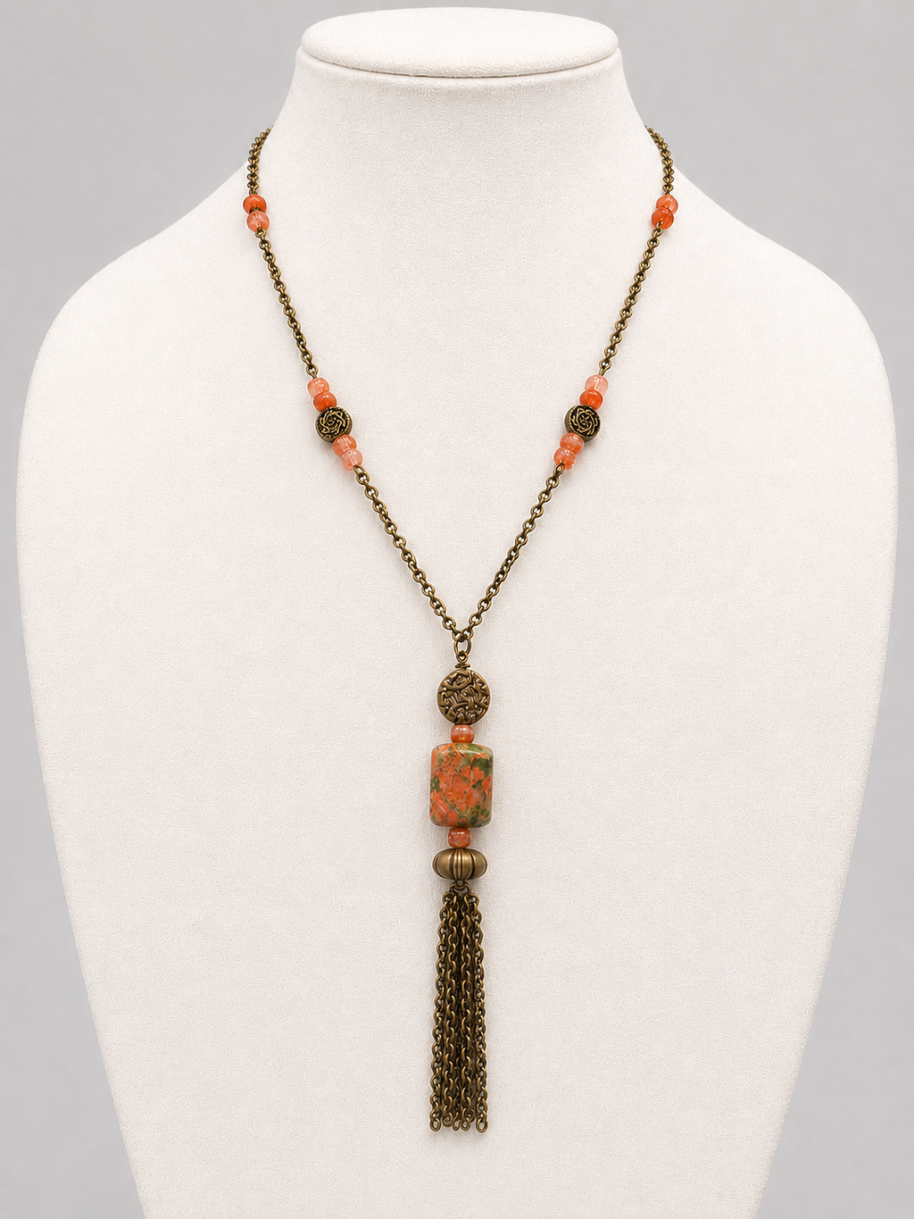 Desert Bloom Tassel Necklace