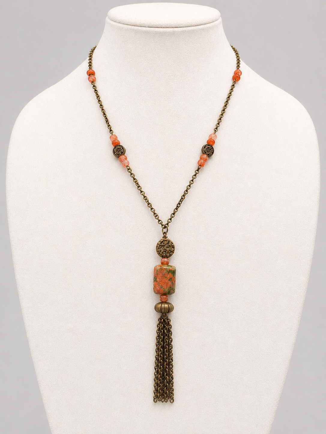 Desert Bloom Tassel Necklace