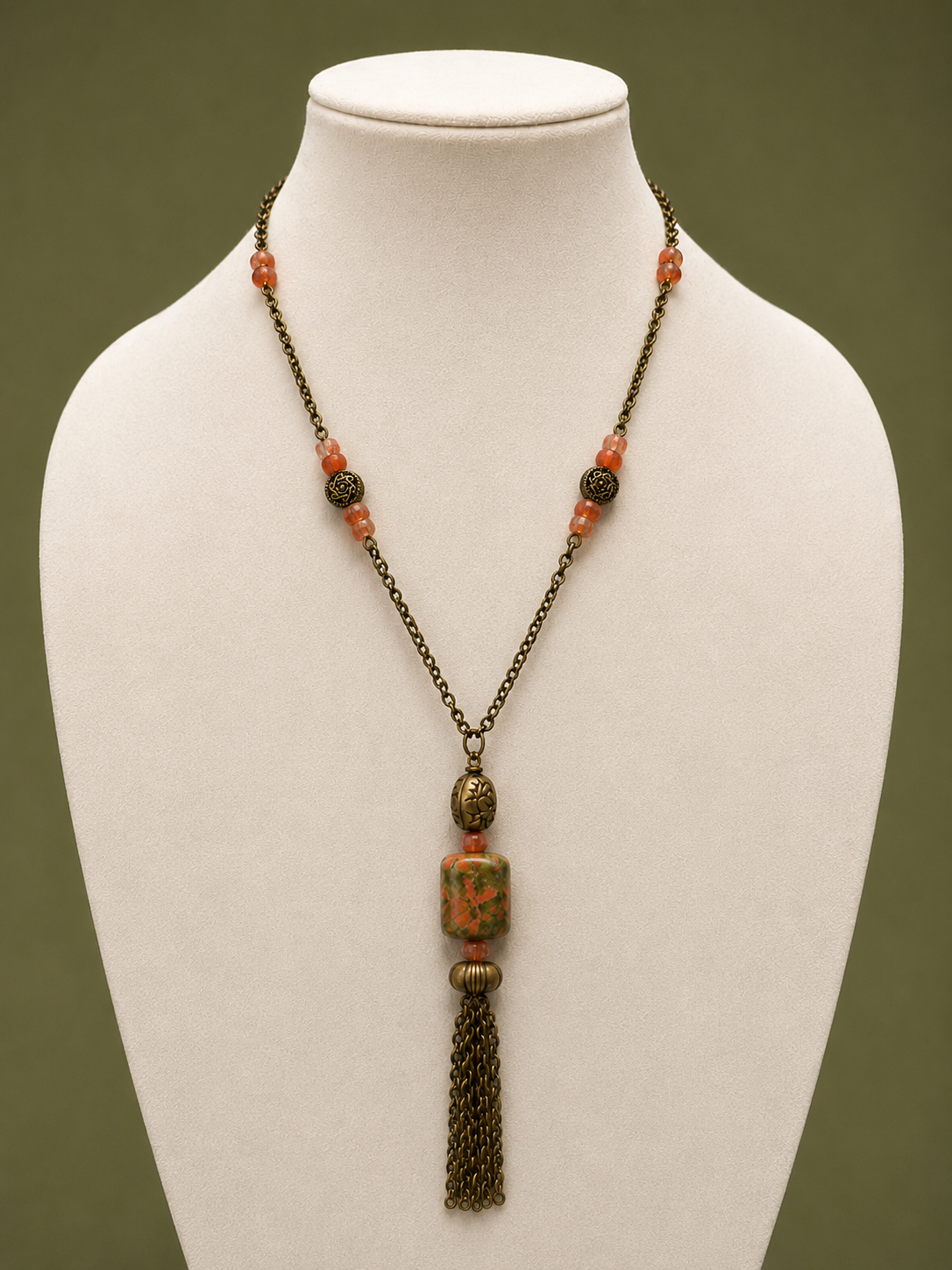 Desert Bloom Tassel Necklace