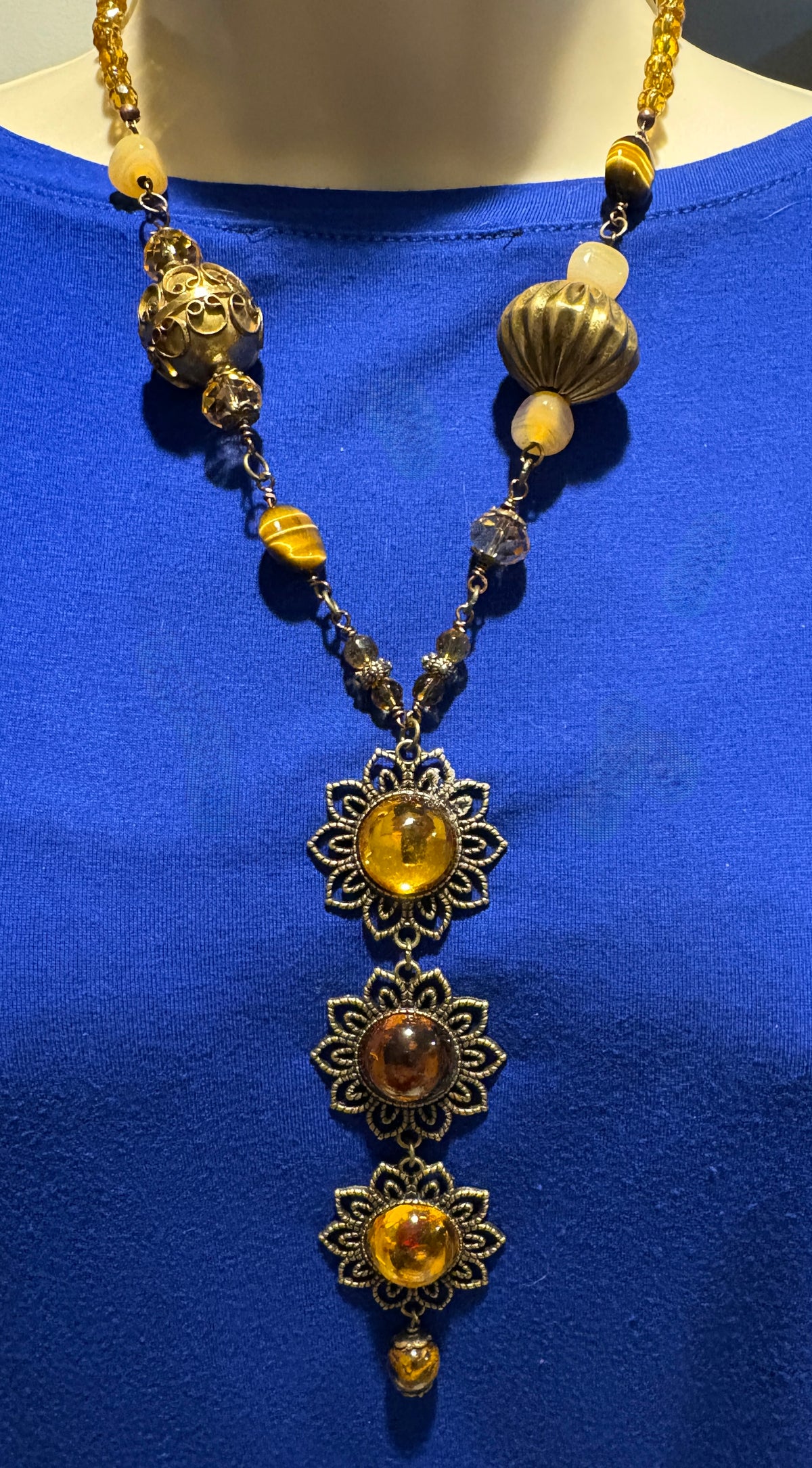 Wild Honey and Fire Necklace