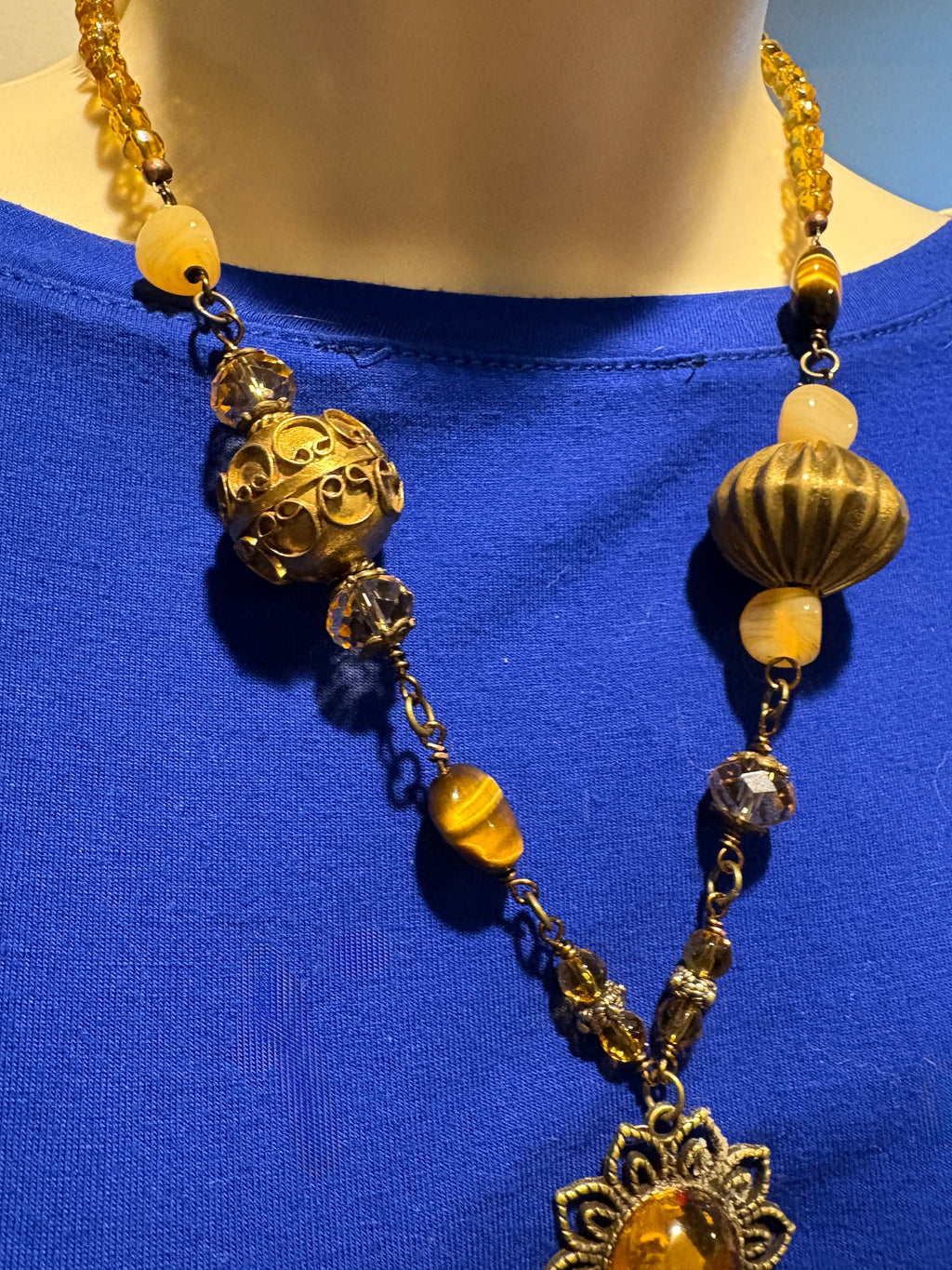 Wild Honey and Fire Necklace