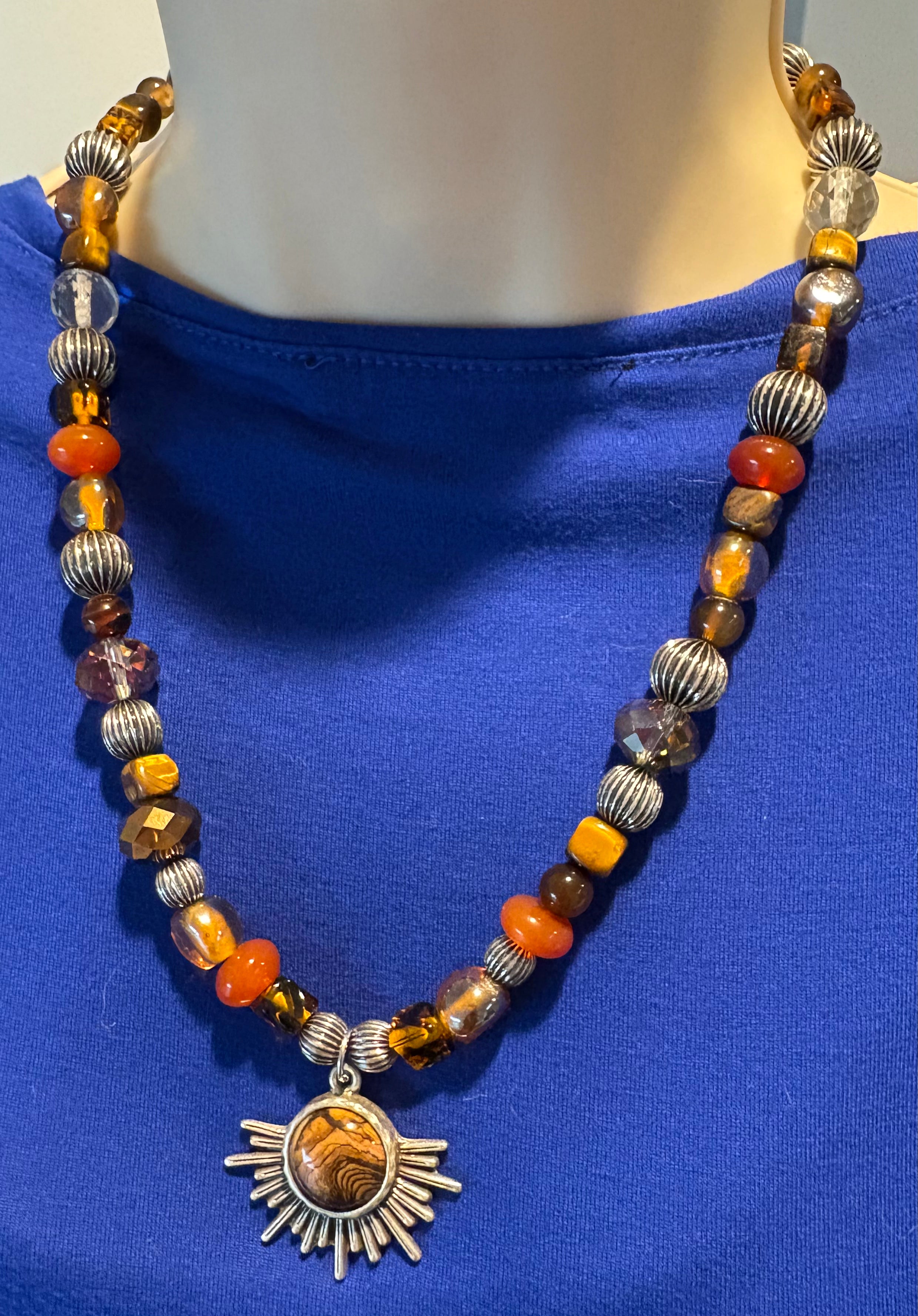 Fire and Earth Necklace